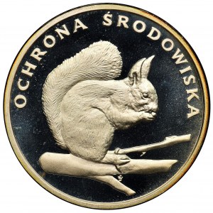 500 złotych 1985 - Ochrona Środowiska - Wiewiórka