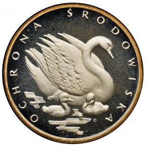 500 złotych 1984 - Ochrona Środowiska - Łabędź