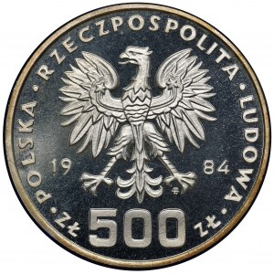 500 złotych 1984 - Ochrona Środowiska - Łabędź