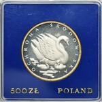 500 złotych 1984 - Ochrona Środowiska - Łabędź