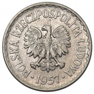 1 złoty 1957 - najrzadszy rocznik