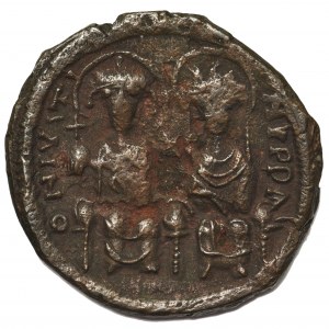 Cesarstwo Bizantyjskie, Justyn II (565-578), Follis