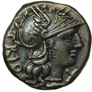 Republika Rzymska, Cn. Lucretius Trio (136 pne), Denar