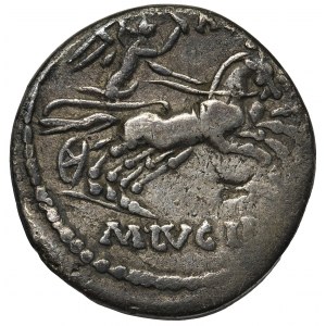 Republika Rzymska, M. Lucilius Rufus (101 pne), Denar