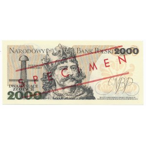 2.000 złotych 1982 WZÓR BP 000954 No. 0238