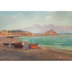 Wladyslaw Stachowski (1852 Cuba - 1932 Warsaw), In the bay