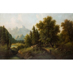 Eduard Boehm (1830 - ?), Alpine Landscape