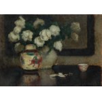 Alfons Karpiński (1875 Rozwadów - 1961 Kraków), Białe róże, 1932 r.