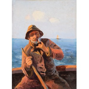 Wiktor Korecki (1890 Kamieniec Podolski - 1980 Milanówek), rybář