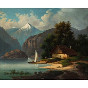 MN (II poł. XIX w.), Pejzaż górski z jeziorem