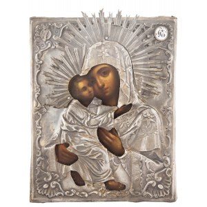 Icon - Our Lady of Vladimir, Russia, Moscow, 1853.