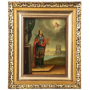 Icon - St. Barbara, Russia, 2nd half of the 19th century.
