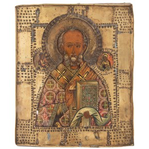 Icon - St. Nicholas, Russia, 2nd half of the 19th century.