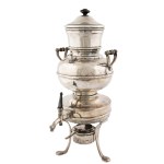 Travel samovar, Warsaw, Fraget, second half of the 19th century.