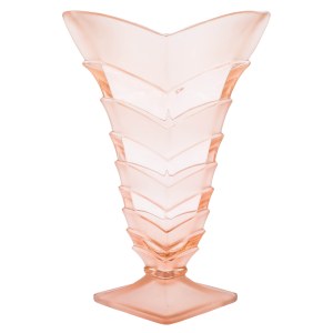 Art déco style vase, Neman steelworks, Brzozówka, circa 1930.