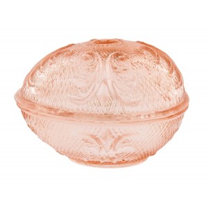 Glass egg - chocolate box, HSG Ząbkowice, l.70 Xx w.