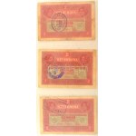 1902-1920. 36db-os Korona bankjegy tétel mind felülbélyegzéssel vagy bélyeggel ellátva...
