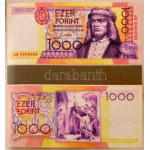 ~1995. 19 darabos (ebből 18 darab különböző), az új forint bankjegytervezeteiből álló tétel, 100-200-500-1000-2000-5000...