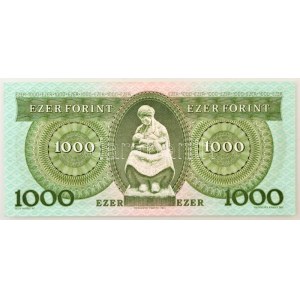 1996. 1000Ft F 02235908 ritka betűjel! T:AU / Hungary 1996. 1000 Forint F 02235908 rare serial! C...