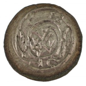 1095-1116. Denár Ag Kálmán (0,5g) T:UNC,AU / Hungary 1095-1116. Denar Ag Coloman (0,5g) C:UNC,AU Huszár: 34....