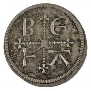 1172-1196. Denár Ag III. Béla hátlapvariáns: B (0,46g) T:AU patina RRR! / Hungary 1172-1196. Denár Ag Béla III...
