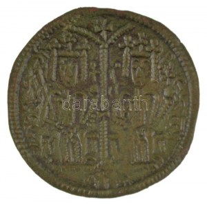 1172-1196. Rézpénz Cu III. Béla (2,79g) T:AU / Hungary 1172-1196. Copper Coin Cu Béla III (2,79g) C:AU Huszár: 72....