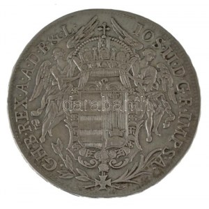 1782B Tallér Ag II. József Körmöcbánya (13,90g) T:XF kis ph. / Hungary 1782B Thaler Ag Joseph II Kremnitz (13,90g...