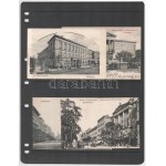 BUDAPEST VIII. KERÜLET - 59 db régi képeslap albumban, több érdekességgel / 59 pre...