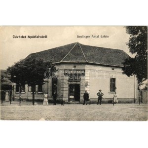 1919 Apátfalva (Csanád), Szolinger Antal üzlete és saját kiadása