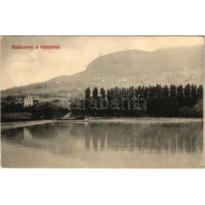 1910 Badacsony, Balatonpart és Kereszt