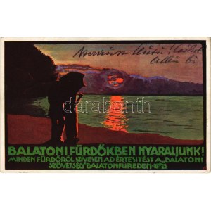 1941 Balatoni fürdőkben nyaraljunk! Minden fürdőről szívesen ad értesítést a Balatoni Szövetség Balatonfüreden...