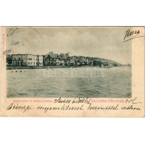 1900 Balatonföldvár, Zrínyi szálló és athléta clubház. Divald Károly (EK)