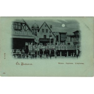 Budapest XIV. Ős-Budavár, Mulató, Orpheum, Buda-Vári Kolbász gyár, A sör Márxi sörfőzdének mérése...