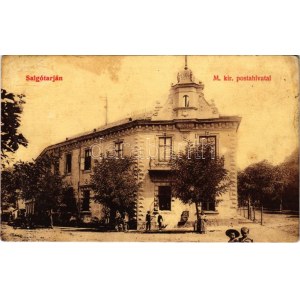 1908 Salgótarján, M. kir. postahivatal. Friedler Ármin kiadása (fa)