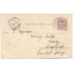 1898 (Vorläufer) Arad, Szabadság tér, színház épület délről nézve, Jószágkormányzóság palotája / square, theatre...