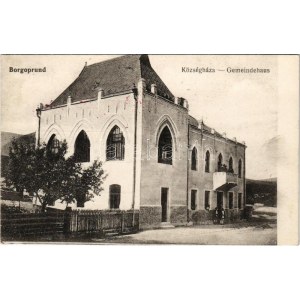 1916 Borgóprund, Borgó-Prund, Prundu Bargaului; Községháza. Fogyasztási szövetkezet kiadása / Gemeindehaus / town hall ...