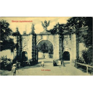 Gyulafehérvár, Karlsburg, Alba Iulia; Első (I-ső) várkapu. W.L. 3157. / castle gate