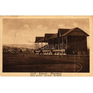 1940 Kolozsvár, Cluj; Sporttelep / Arena sportiva / sport field (kis szakadás / small tear)