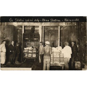 1922 Aknaszlatina, Akna Slatina, Slatinské Doly, Szolotvino, Solotvyno; Cs. Státní solné doly, Náraziste ...