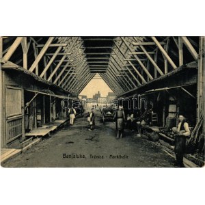 Banja Luka, Banjaluka; Trznica / Markthalle / market hall. W.L. Bp. 1642.