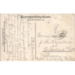 1914 Visegrad, Railway tunnel, locomotive, train (EK) + K. und k. Bahnpost Sarajevo-Visegrad 113.
