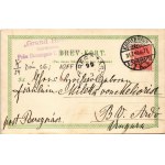 1899 (Vorläufer) Copenhagen, Kobenhavn, Kjobenhavn; Cafe National, Dronning Louises Bro, Kjobmagergade og Runde Taarn...