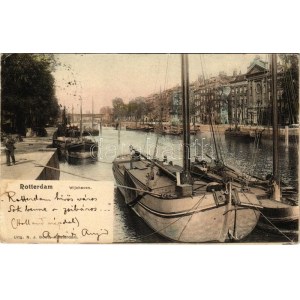 1903 Rotterdam, Wijnhaven - Kézdi-Kovács László festőművész levele (small tears)