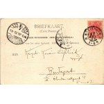 1903 Rotterdam, Wijnhaven - Kézdi-Kovács László festőművész levele (small tears)