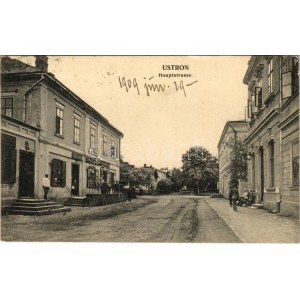 1909 Ustron, Hauptstrasse. Rudolf Langhammer 1908. / main street...