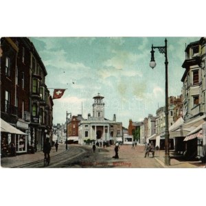 1904 Worthing, South Street, shops Imperial restaurant (EK)