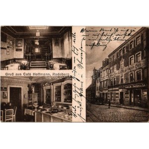1926 Radeberg, Wiener Cafe und Conditorei Hoffmann / cafe and confectionery interior