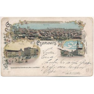 1897 (Vorläufer) Chernivtsi, Czernowitz, Cernauti, Csernyivci (Bukovina, Bukowina); Ringplatz, Hauptstrasse ...