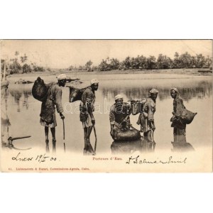 1900 Porteurs d'Eau / Egyiptomi vízhordók / Egyptian folklore, water carriers (EK)