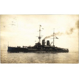 1913 SMS Erzherzog Franz Ferdinand az Osztrák-Magyar Haditengerészet Radetzky-osztályú csatahajója / K.u.K...